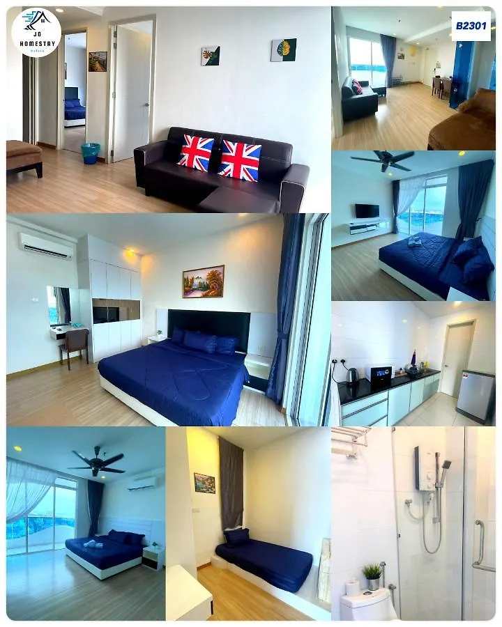 Apartment The Wave 3 Rooms & 2 Bath Condo - Near Jonker Malacca Malaysia