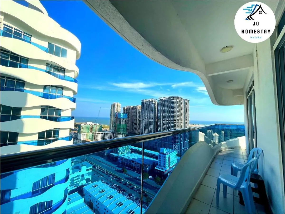 Apartment The Wave 3 Rooms & 2 Bath Condo - Near Jonker Malacca Malaysia