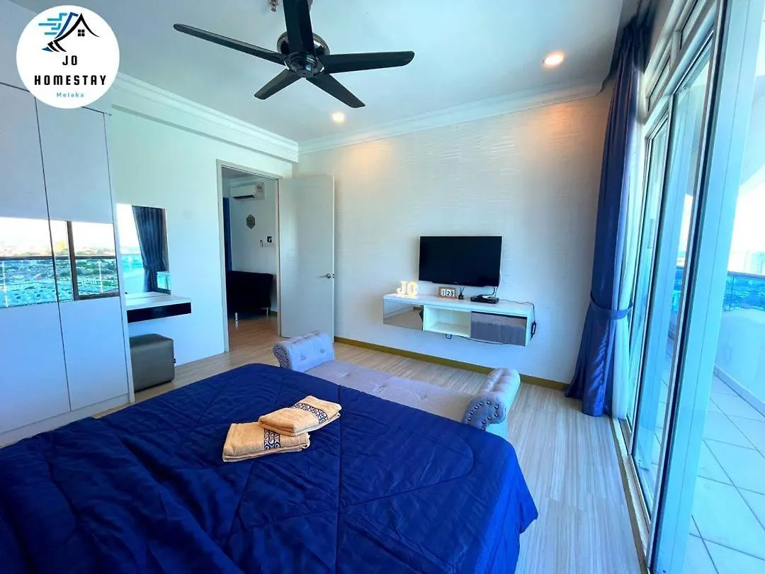 Apartment The Wave 3 Rooms & 2 Bath Condo - Near Jonker Malacca Malaysia